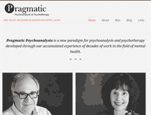 Tablet Screenshot of pragmaticpsychoanalysis.com